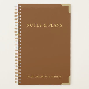 Elegant Daily Organizer for Notes and Plans