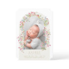 elegant dainty floral arch photo our baby birth