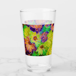 Elegant Daisies #99 Glass