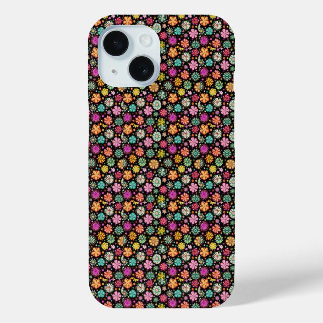   Elegant  Daisy Flower Pattern Case-Mate iPhone Case (Back)