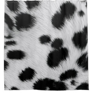 Elegant Dalmatian Faux Fur Pattern Poster