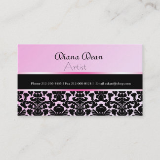 ELEGANT DAMASK BUSINESS CARD
