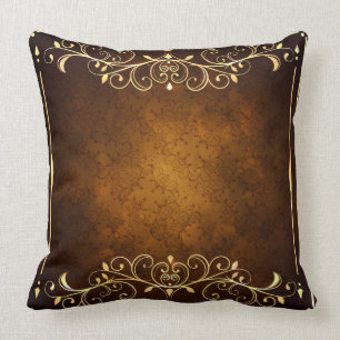 Elegant damask Decorative Throw Pillow