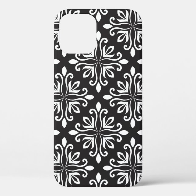 Elegant Damask: Floral Art Deco Case-Mate iPhone Case (Back)