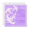 Elegant Damask Floral Bridal Shower Invitation