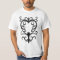 Elegant damask gothic scrollwork heart