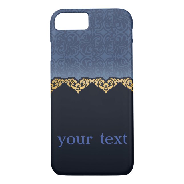 Elegant Damask Pattern Case-Mate iPhone Case (Back)