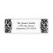 Elegant Damask Return Address Label