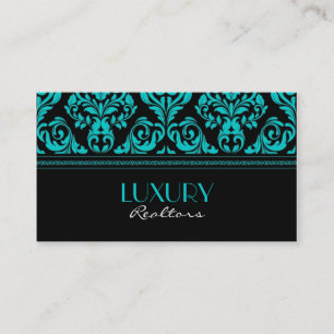 Elegant Damask Style Business Card