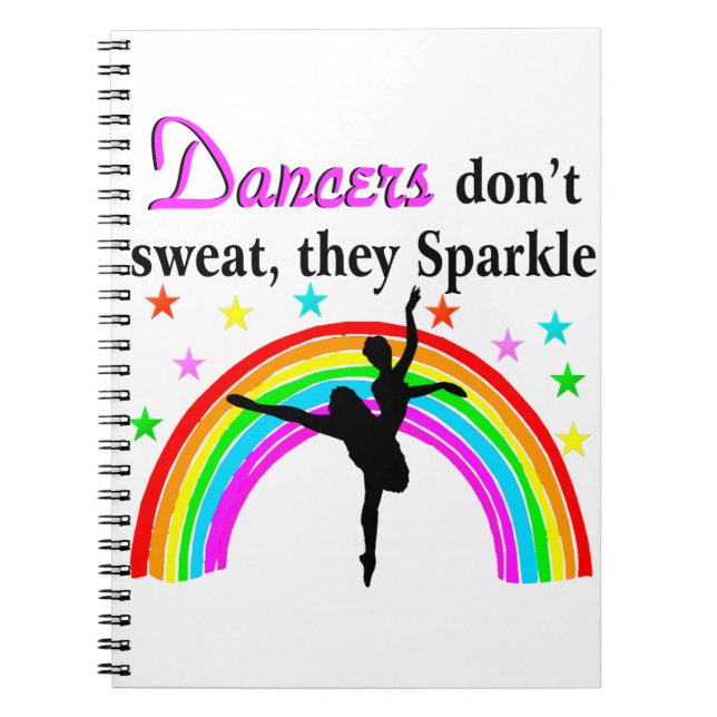 ELEGANT DANCER NOTEBOOK (Front)