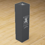Elegant Dancing Couple Joint Birthday Celebration Wine Box<br><div class="desc">An Unforgettable Evening Awaits – Join the Celebration! Celebrate two special milestones with one elegant wine gift box! This joint birthday party wine box exudes class and sophistication, featuring a stylish dancing couple and modern serif fonts for a refined touch. The deep dark grey background enhances the timeless appeal, while...</div>