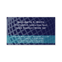 Elegant Dark Blue and Teal Global Grid VP