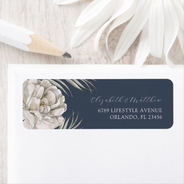 Elegant Dark Blue & Floral Wedding (Insitu)