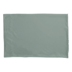 Elegant Dark Green Solid Colour Pillowcase