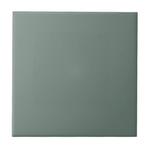 Elegant Dark Green Solid Colour Tile