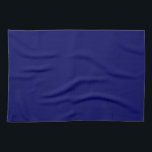 Elegant Dark Navy Blue Solid Colour Blank Template Kitchen Towel<br><div class="desc">Custom Upload Add Your Monogram Initial Photo or Logo Text Name Elegant Modern Cute Kitchen & Dining / Table & Kitchen Linens/ Blank Template Dark Navy Blue Solid Colour Kitchen Towel.</div>