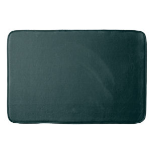 elegant dark plain green  bath mat