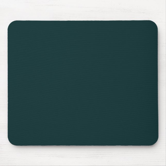 elegant dark plain green  mouse pad (Front)