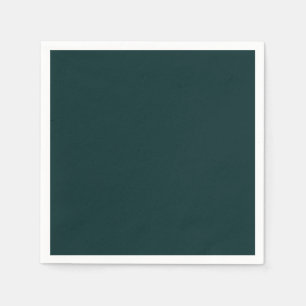 elegant dark plain green  napkin