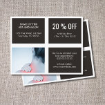 Elegant Dark White Blue Photo Massage Therapist Flyer<br><div class="desc">Elegant flyer,  coupon design template with a professional studio photo. Perfect marketing tool for your customers. This flyer is fully customizable,  you can add your personal details to it easily. If you need any help to customize it,  please contact us. 
You can match this product with business cards.</div>