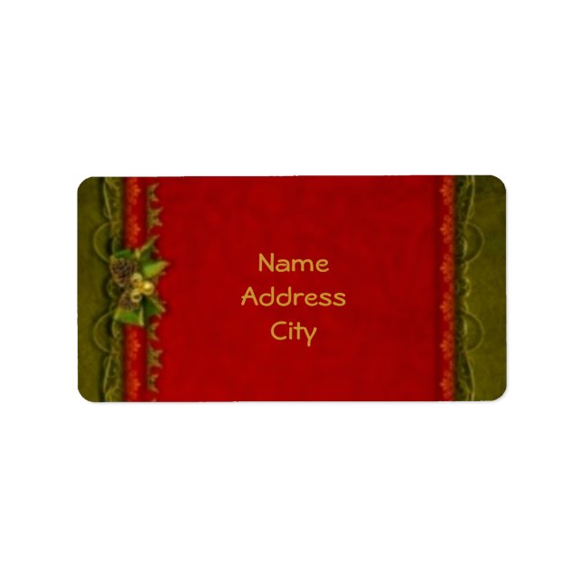 Elegant Deco Label (Front)