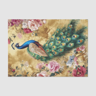 Elegant Decorative Gift Wrap Tissue Paper Peacock