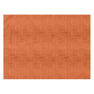 Elegant Deep Orange Damask Pattern Tablecloth
