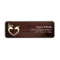 Elegant Deer Heart Rustic Wood Wedding