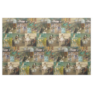 Elegant Degas Ballet Dancers Paintings Drawings Fabric
