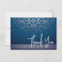 Elegant Demask Thank You