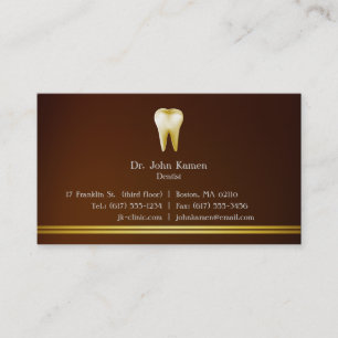 Elegant Dental Business Card