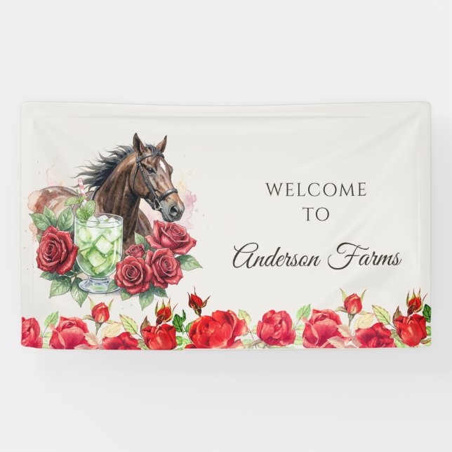 Elegant Derby Party  Banner (Horizontal)