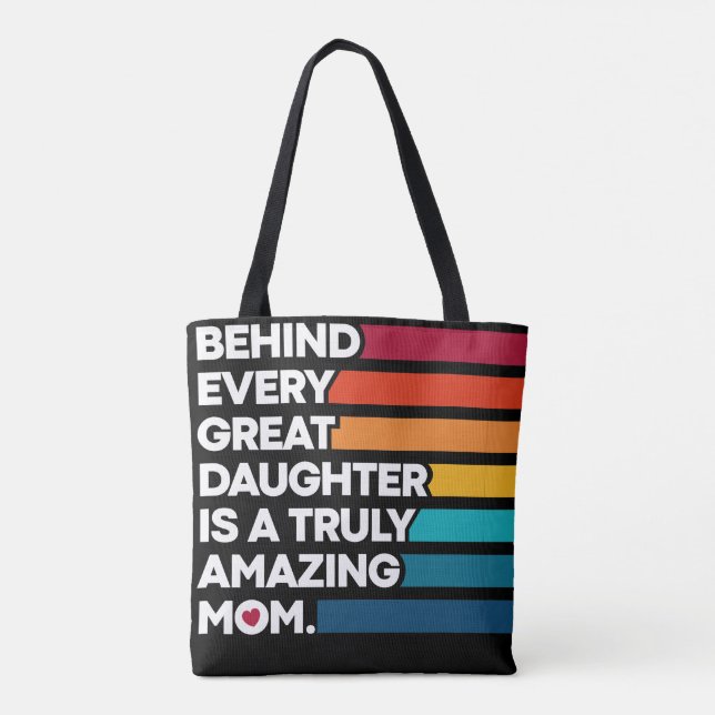 Elegant Design for Moms Day Tote Bag (Back)
