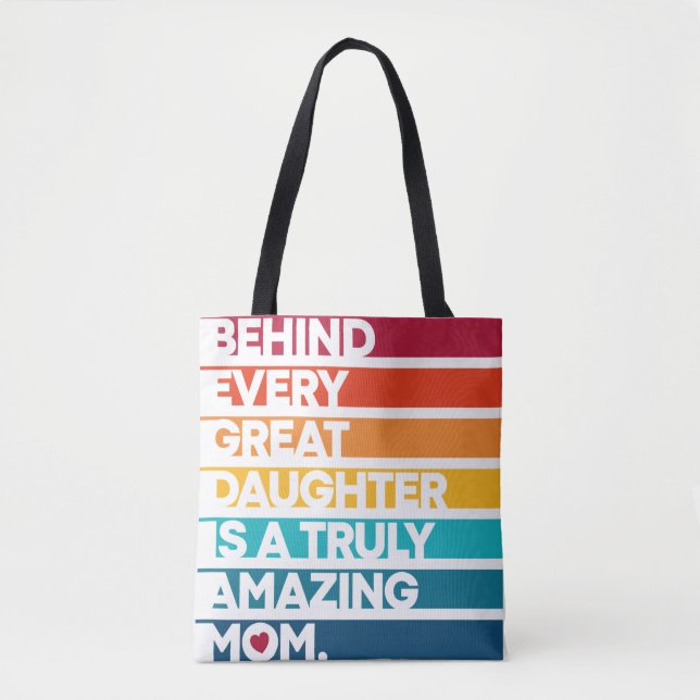 Elegant Design for Moms Day Tote Bag (Front)