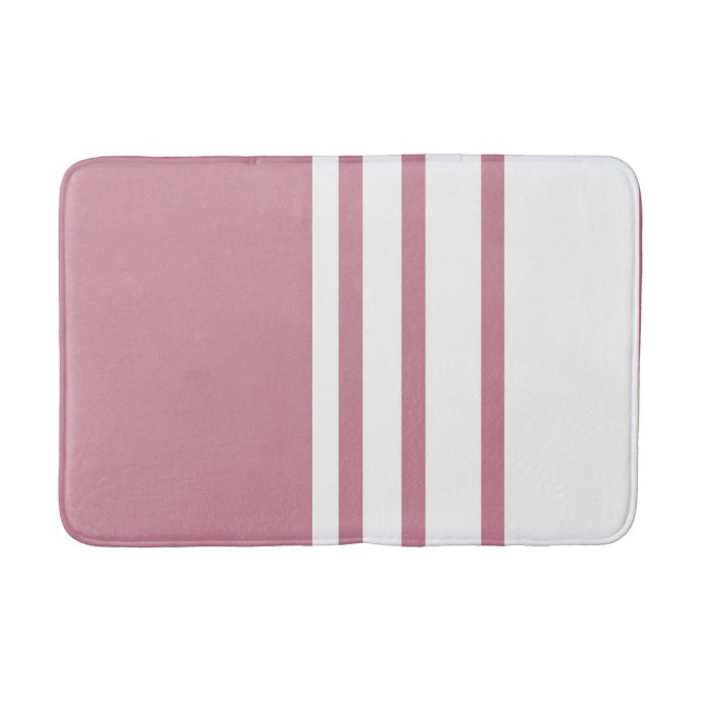 Elegant design, modern pattern, vertical stripes bath mat (Front)