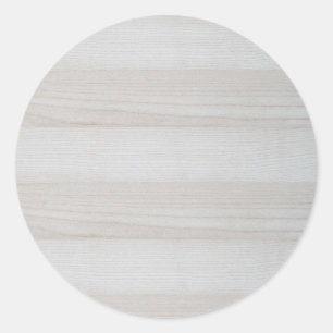 Elegant Design Nature Blank Wood Template Trendy Classic Round Sticker