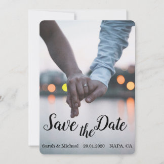 Elegant Design/ Photo Save The Date