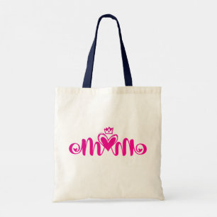 Elegant Design Text Mom With Heart  Tote Bag