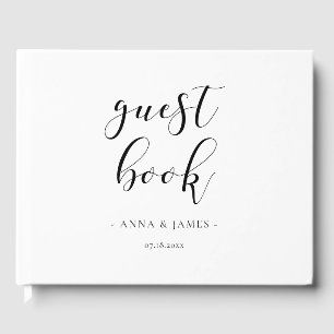 Elegant design wedding guest book