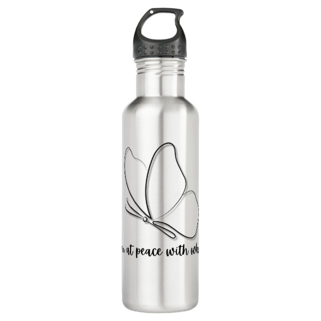 Elegant designed Glass 710 Ml Water Bottle (Front)