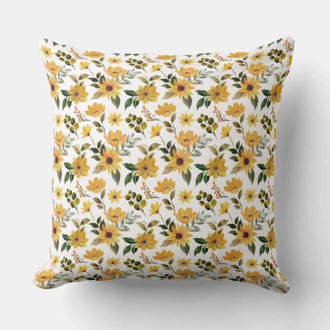 Elegant Designed Throw Pillow Accent (Front)
