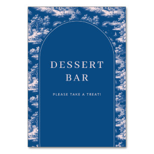 Elegant Dessert Bar Invitation Table Number