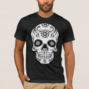 Elegant Dia de los Muertos Skull Shirt