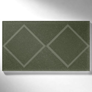 Elegant Diamond Frame Name Tag