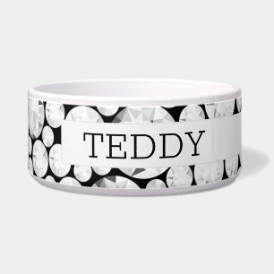 Elegant Diamond Gemstone PET NAME Glam Bling