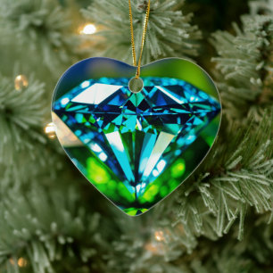 Elegant Diamond Ornament Luxury Crystal