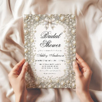 Elegant Diamonds and Pearls Bridal Shower