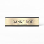 Élégant Directeur exécutif Bureau Nom Plaque