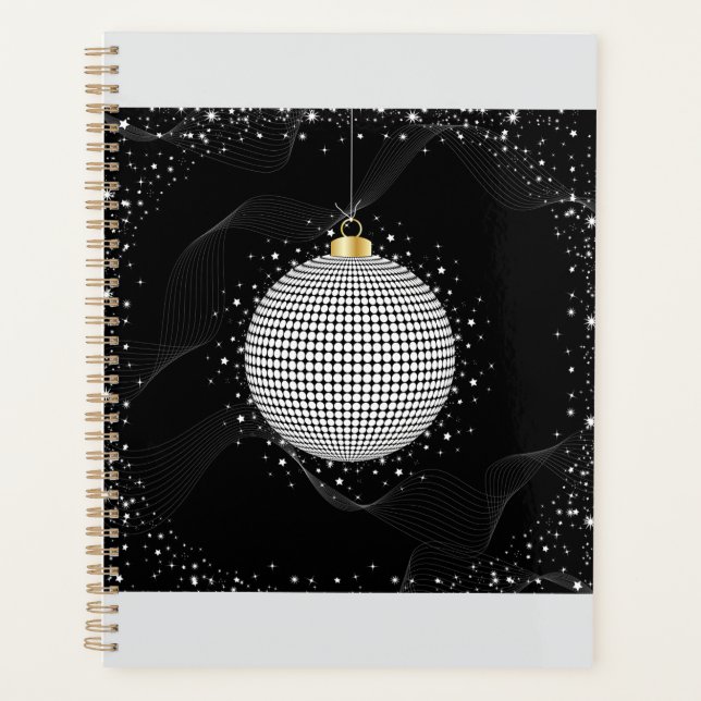 Elegant Disco Ball Christmas Ornament (Devant)