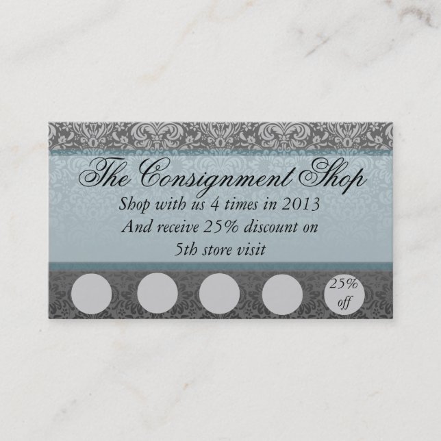 Elegant Discount/ promotion card (Front)